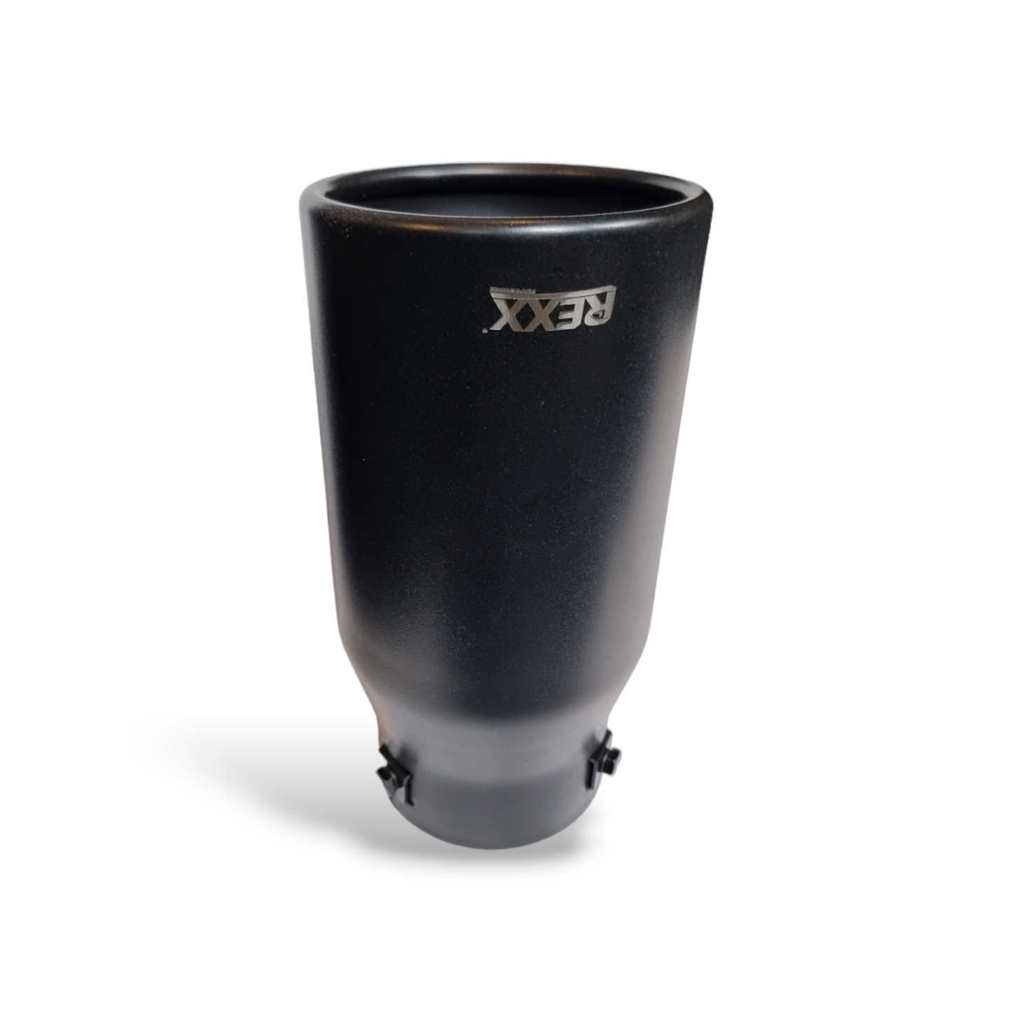 REXX Exhaust Tip Negro Mate 1.5"-2.5" ajustable 4"x9" Stainless Steel