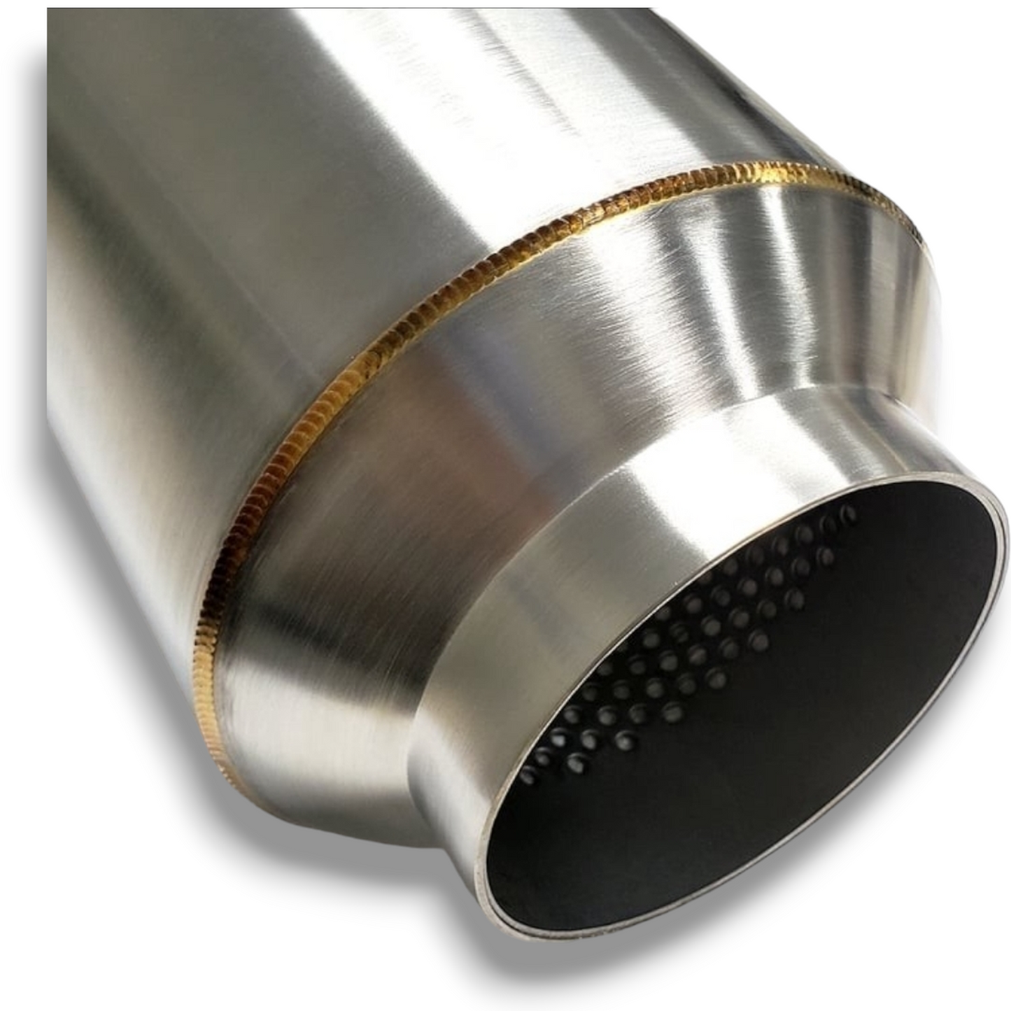 REXX 304 2.5"x7"  Lightweight Race Muffler Stainless Steel 304 Premium